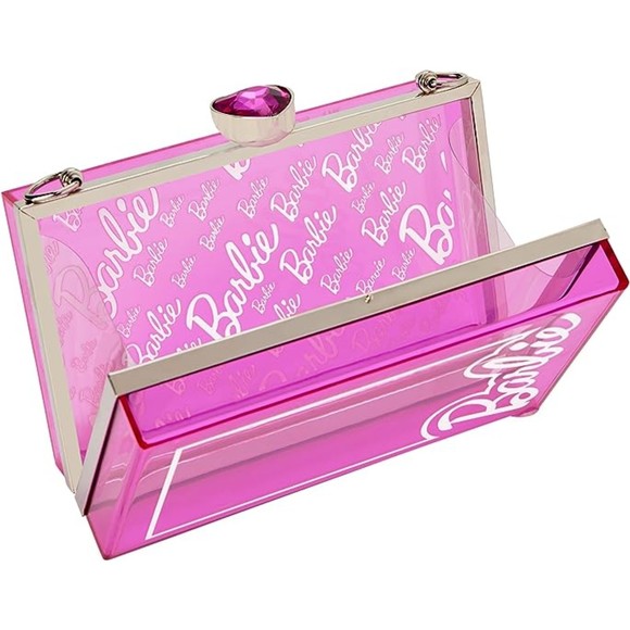 NWT Pink Classic Barbie Box Crossbody Bag - Picture 5 of 11